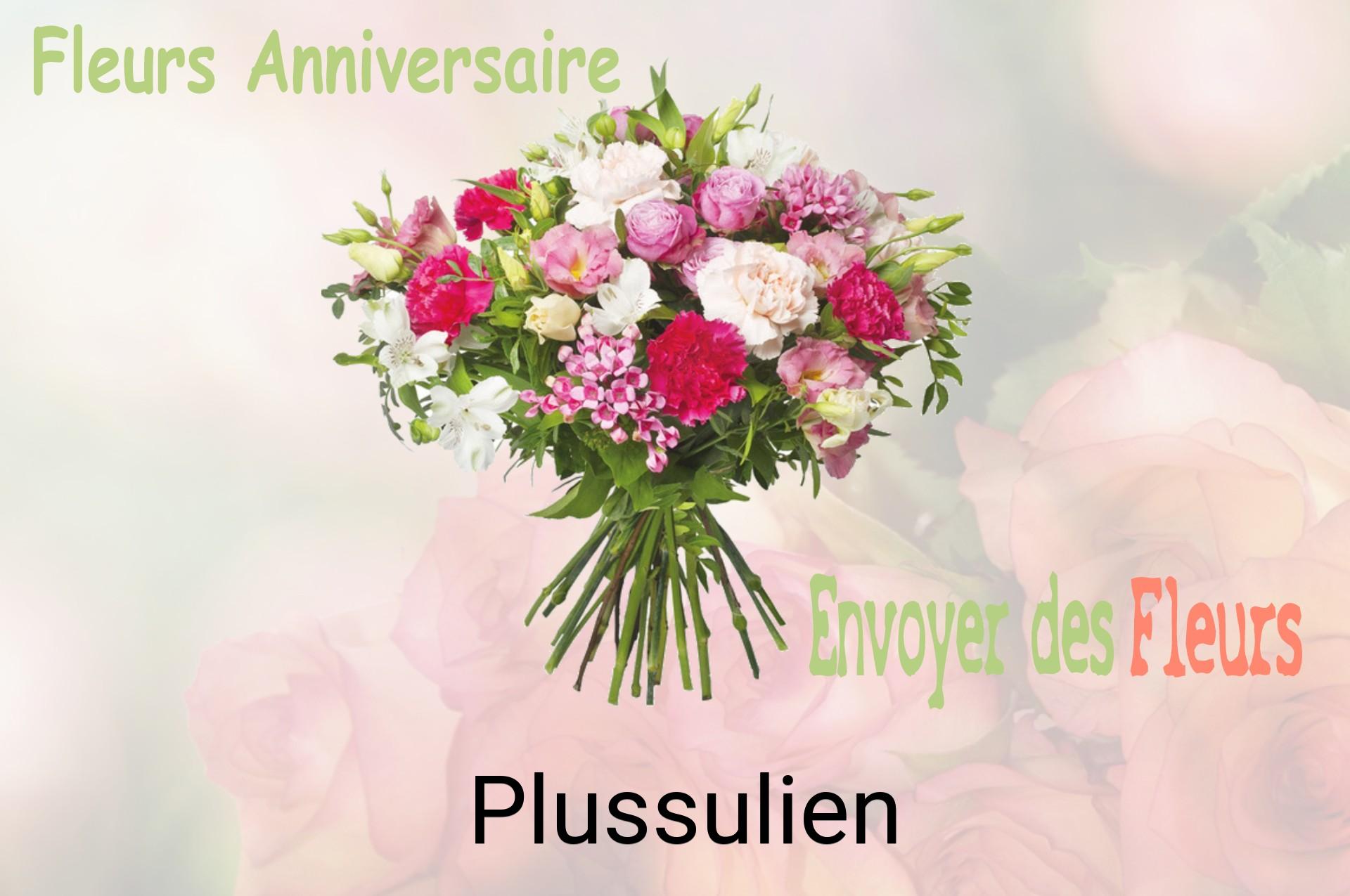 Bouquet de fleurs d’anniversaire livré à Plussulien